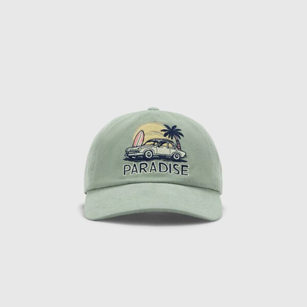 Tropical print cap
